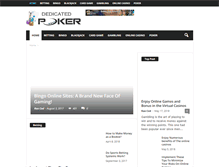 Tablet Screenshot of dedicated-poker.com